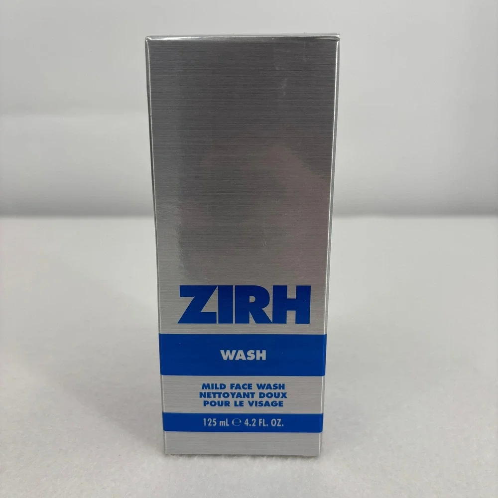 ZIRH Wash Mild Face Wash Liquid Cleanser for Men 125ml 4.2 fl oz New in Box